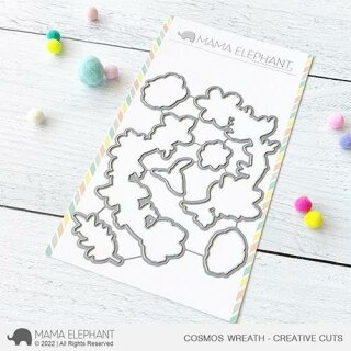 Mama Elephant, Creative Cuts/ Stanzschablone, Cosmos Wreath