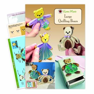 Karen Marie Klip: Quilling Anleitung, Large Bears