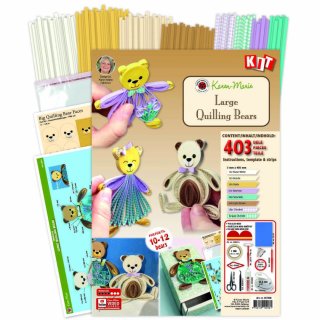 Karen Marie Klip: Large Bears Quilling Kit