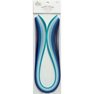 Quilled Creations, Paper Stripes, Blue Shades Quilling...