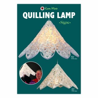 Karen Marie Klip: Quilling Anleitung, Lamp Signe