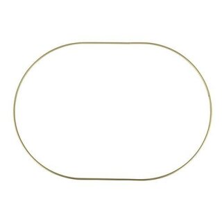 Metallellipse, 30 cm / 3 mm, gold