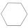 Metallhexagon, ø 20 cm / 3 mm, schwarz