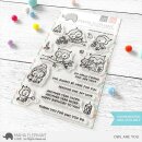 Mama Elephant, clear stamp, Owl are you