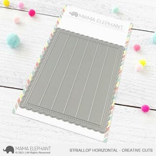Mama Elephant, Creative Cuts/ Stanzschablone, Striallop Horizontal