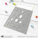Mama Elephant, Creative Cuts/ Stanzschablone, Word Cover-...