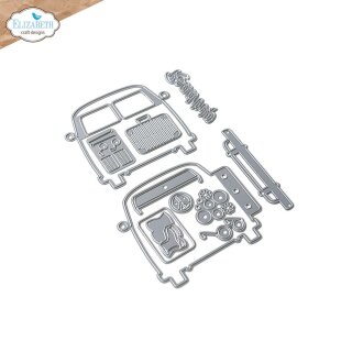 Elizabeth Craft Designs, Cutting Dies / Stanzschablonen, Retro Bus Special Kit
