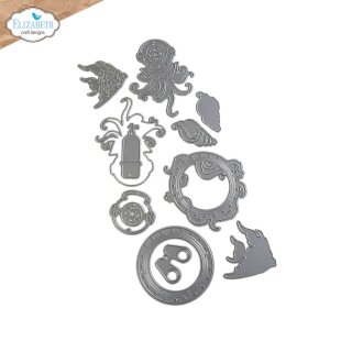Elizabeth Craft Designs, Cutting Dies / Stanzschablonen, Sea Creatures