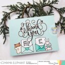 Mama Elephant, Creative Cuts/ Stanzschablone, Thank you...