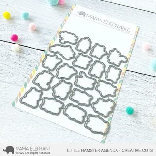 Mama Elephant, Creative Cuts/ Stanzschablone, Little Hamster Agenda