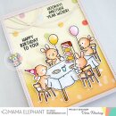 Mama Elephant, clear stamp, Yay a Party