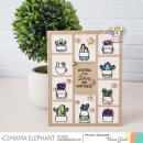 Mama Elephant, clear stamp, Little Succulent Agenda