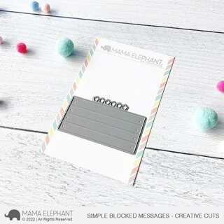 Mama Elephant, Creative Cuts/ Stanzschablone, Simple...