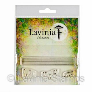 Lavinia Stamps, clear stamp - Musical Notes (small)
