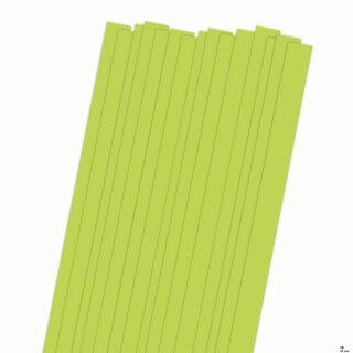 papier + ideen, Quilling Papierstreifen "On Edge" light Pistacchio, 25x450mm, 285g/m2, 15 Streifen