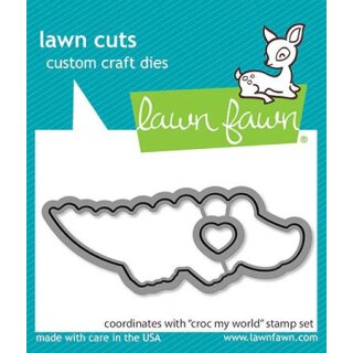 Lawn Fawn, lawn cuts/ Stanzschablone, croc my world