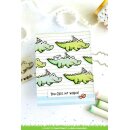 Lawn Fawn, clear stamp, croc my world
