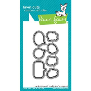 Lawn Fawn, lawn cuts/ Stanzschablone, dad jokes