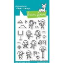 Lawn Fawn, clear stamp, tiny sports friends