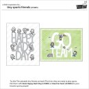 Lawn Fawn, clear stamp, tiny sports friends