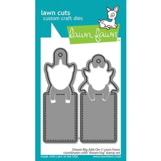 Lawn Fawn, lawn cuts/ Stanzschablone, dream big add-on