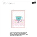 Lawn Fawn, lawn cuts/ Stanzschablone, stitched teacup