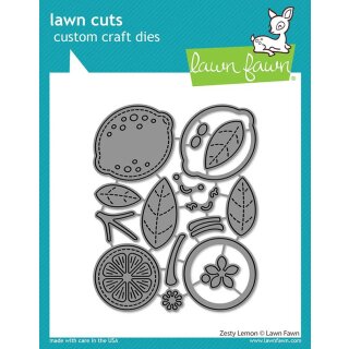 Lawn Fawn, lawn cuts/ Stanzschablone, zesty lemon