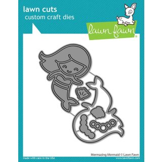 Lawn Fawn, lawn cuts/ Stanzschablone, mermazing mermaid