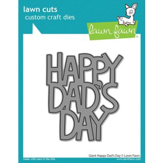 Lawn Fawn, lawn cuts/ Stanzschablone, giant happy dads day