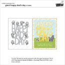 Lawn Fawn, lawn cuts/ Stanzschablone, giant happy dads day