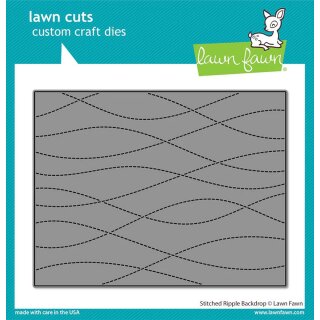Lawn Fawn, lawn cuts/ Stanzschablone, stitched ripple...