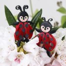 papier + ideen: Quilling Template, Small Quilling Ladybirds