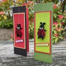 Quilling Template, Small Quilling Ladybirds