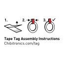 Chibitronics, Conductive Fabric Tape/ selbstklebendes leitf&auml;higes Gewebeband, Breite 4mm, L&auml;nge 10m