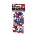 Darice, Dream Sequins Patriotic Bright Flake, Pailletten,...