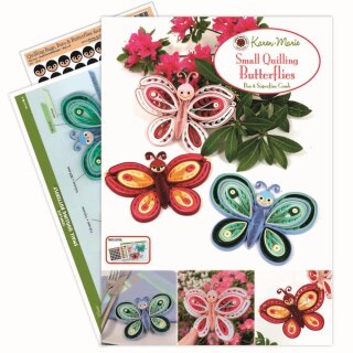 Karen Marie Klip: Quilling Anleitung, Small Butterflies
