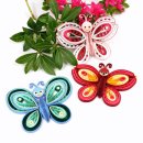 papier + ideen: kleine Schmetterlinge Quilling Kit