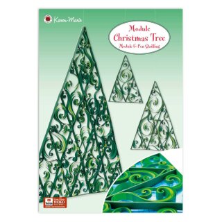 Karen Marie Klip: Module Christmas Trees Quilling Anleitung