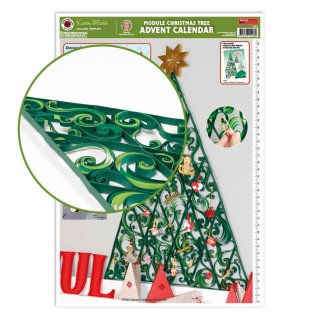 papier + ideen: Quilling Template, Advent Calendar Module...