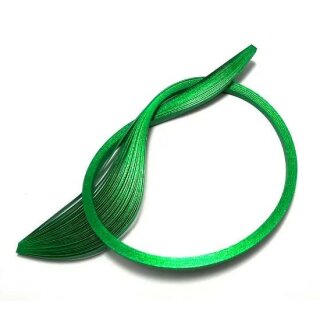 Quilled Creations, Paper Stripes, Green Edge on Green Quilling Paper 1/8" (3mm)