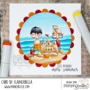 Stamping Bella, Rubber Stamp, MINI ODDBALLS BUILDING A CASTLE