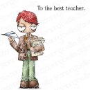 Stamping Bella, Rubber Stamp, ODDBALL BOY TEACHER