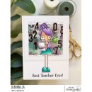 Stamping Bella, Rubber Stamp, ODDBALL GIRL TEACHER