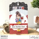 Stamping Bella, Rubber Stamp, ODDBALL GIRL TEACHER