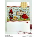 Stamping Bella, Rubber Stamp, ODDBALL GNOME KIDS