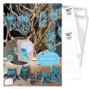 Karen Marie Klip: Quilling Anleitung, On Edge Blue Owls