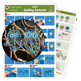 Karen Marie Klip: Quilling Anleitung, Basic Elements