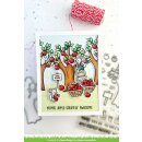 Lawn Fawn, clear stamp, apple-solutely awesome