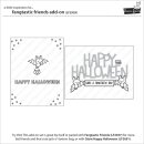 Lawn Fawn, clear stamp, fangtastic friends add-on