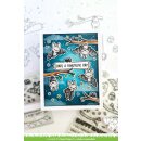 Lawn Fawn, clear stamp, fangtastic friends add-on